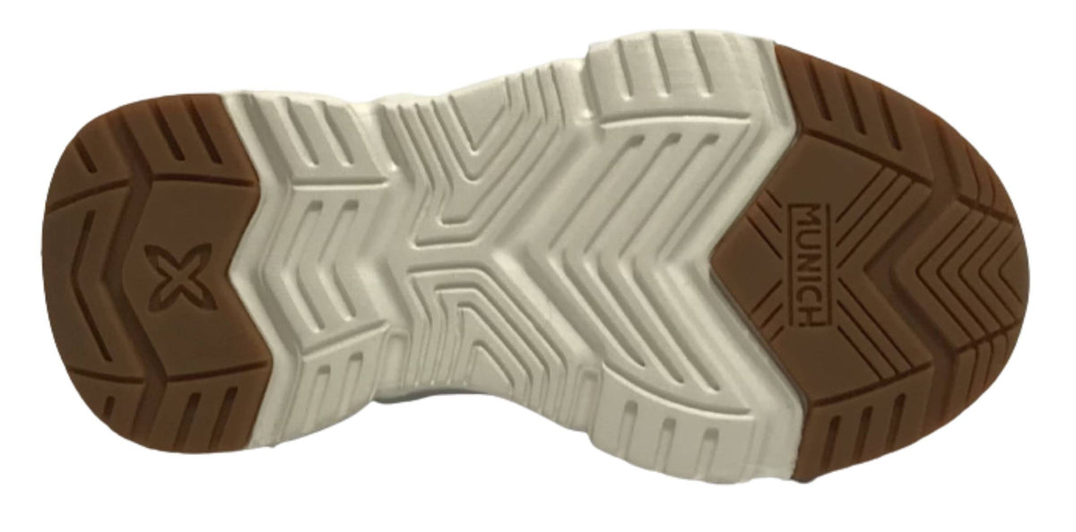 Scarpe Munich sneaker Mini Track VC0 74 bianco/ nero/ grigio/ marrone Z24MU03 8890074
