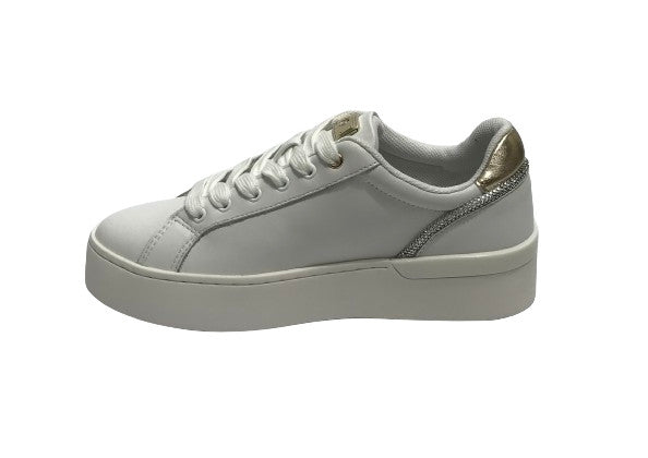 Scarpe donna Liu-Jo sneaker Silvia 95 in pelle white D25LJ01 BF4021 P0102