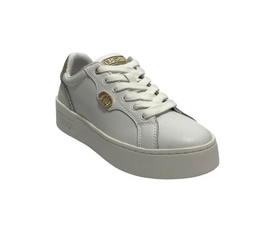 Scarpe donna Liu-Jo sneaker Silvia 95 in pelle white D25LJ01 BF4021 P0102