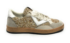 Sneaker donna 4B12 bianco/oro chiaro DS25QB07 PLAYNEW-D205