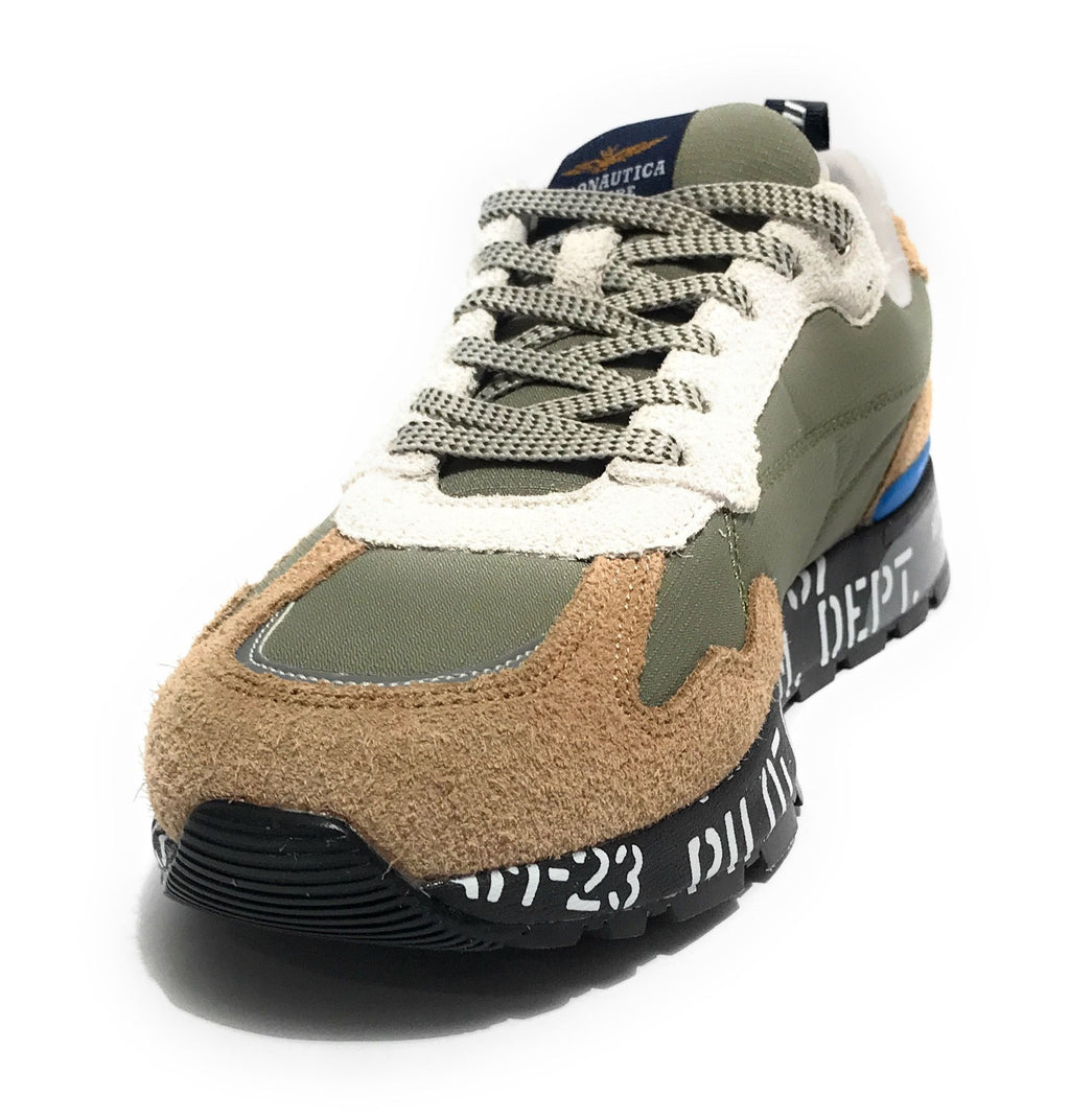 Sneaker Aeronautica Militare green/ beige US25AR04 251SC276CT3546