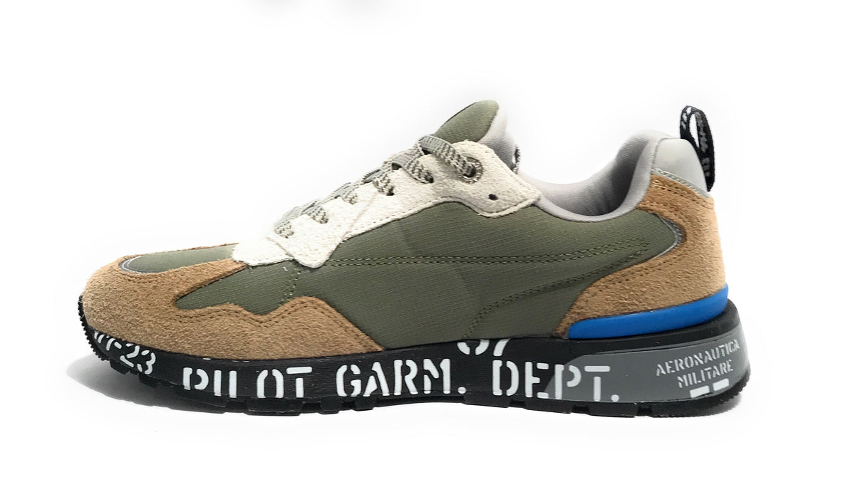 Sneaker Aeronautica Militare green/ beige US25AR04 251SC276CT3546