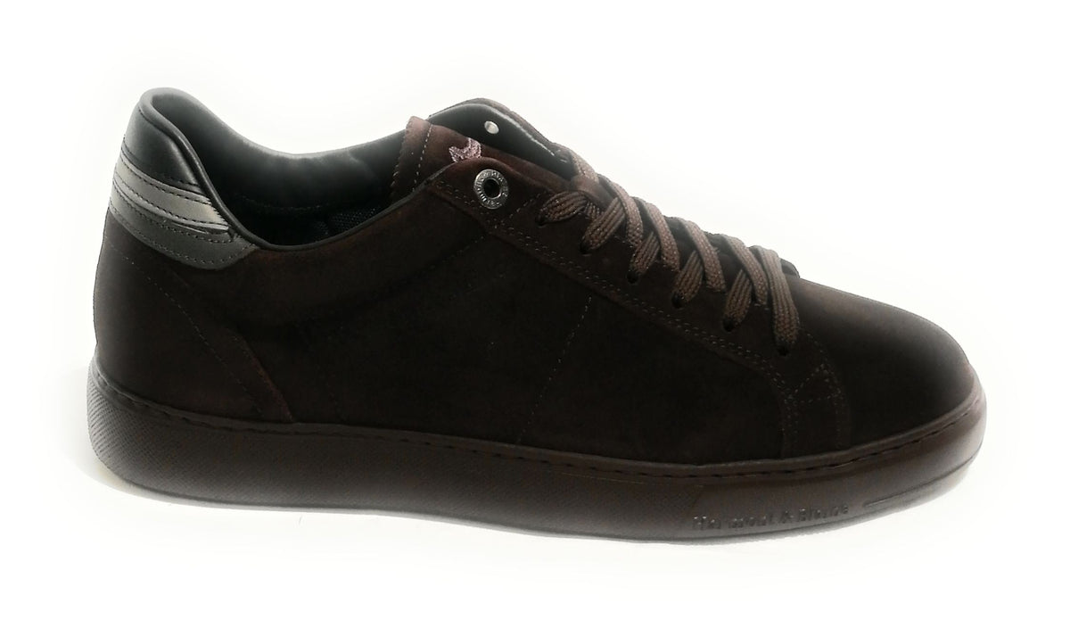 Sneaker uomo Harmont & Blaine pelle scamosciata color sanguine U19HB01