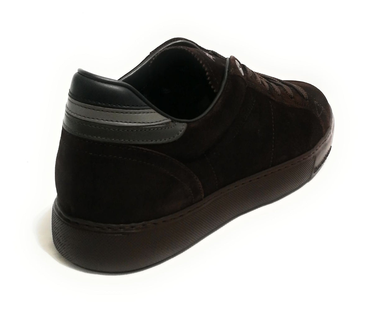 Sneaker uomo Harmont & Blaine pelle scamosciata color sanguine U19HB01