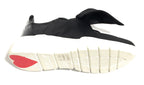 SNEAKER FONDO RUNNING LOVE MOSCHINO IN RASO COLORE NERO CON FIOCCO DONNA DS19MO12