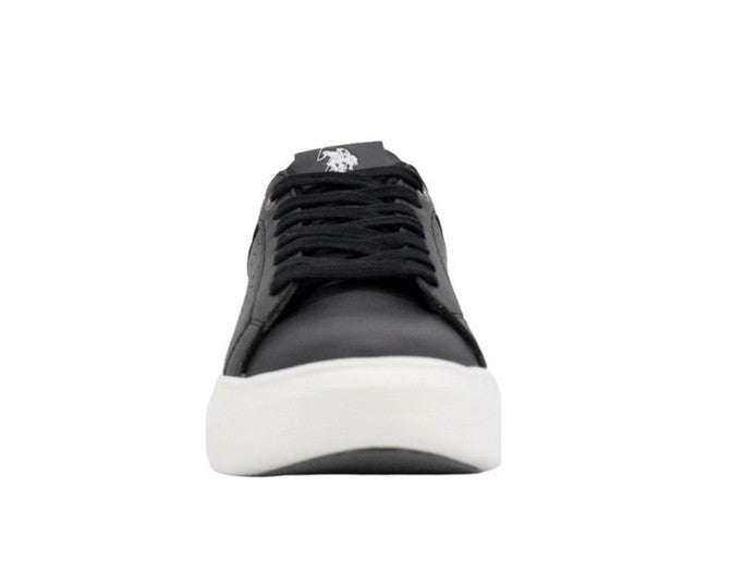 Scarpe U.S. Polo sneaker Jewel 007 in ecopelle black uomo U23UP17
