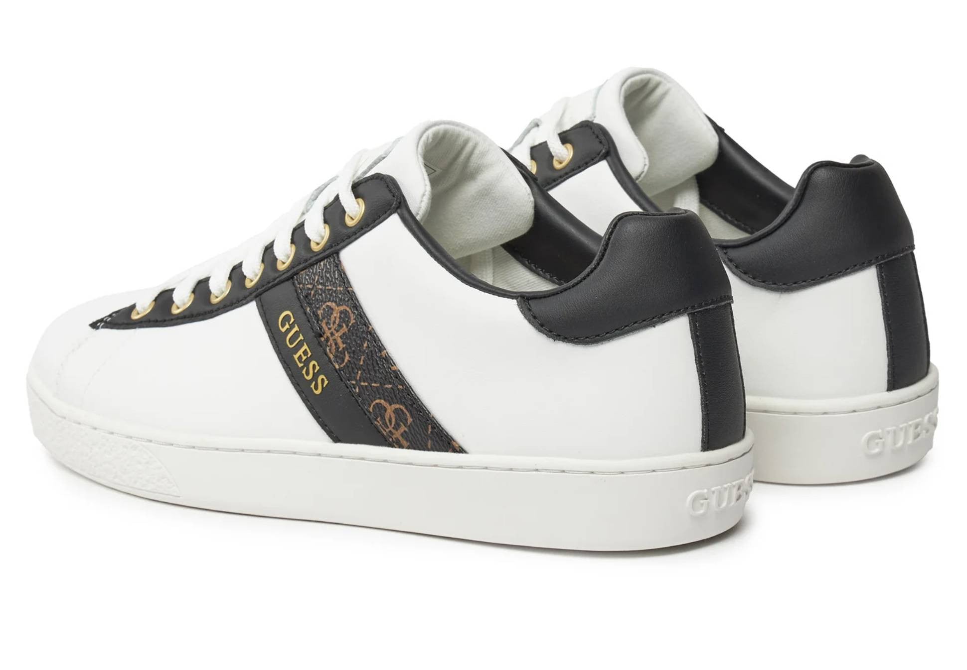 Scarpe uomo Guess sneaker Nola II bianco/ nero US24GU06 FMPNOILEA12