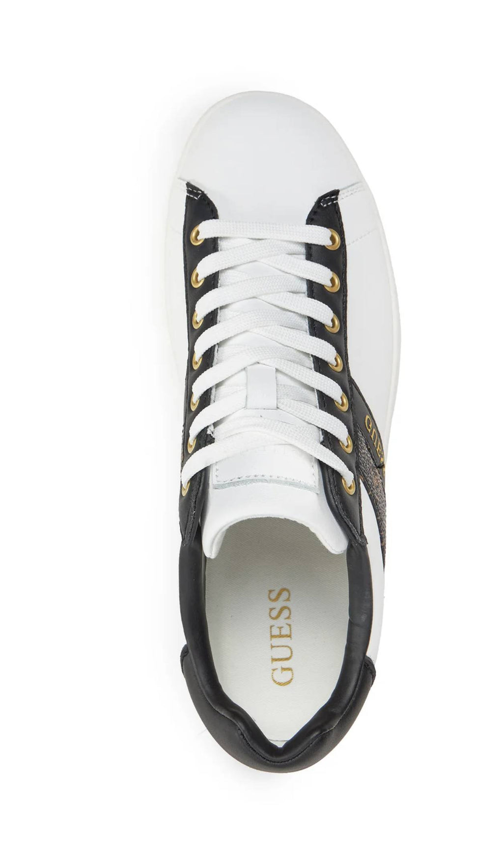 Scarpe uomo Guess sneaker Nola II bianco/ nero US24GU06 FMPNOILEA12