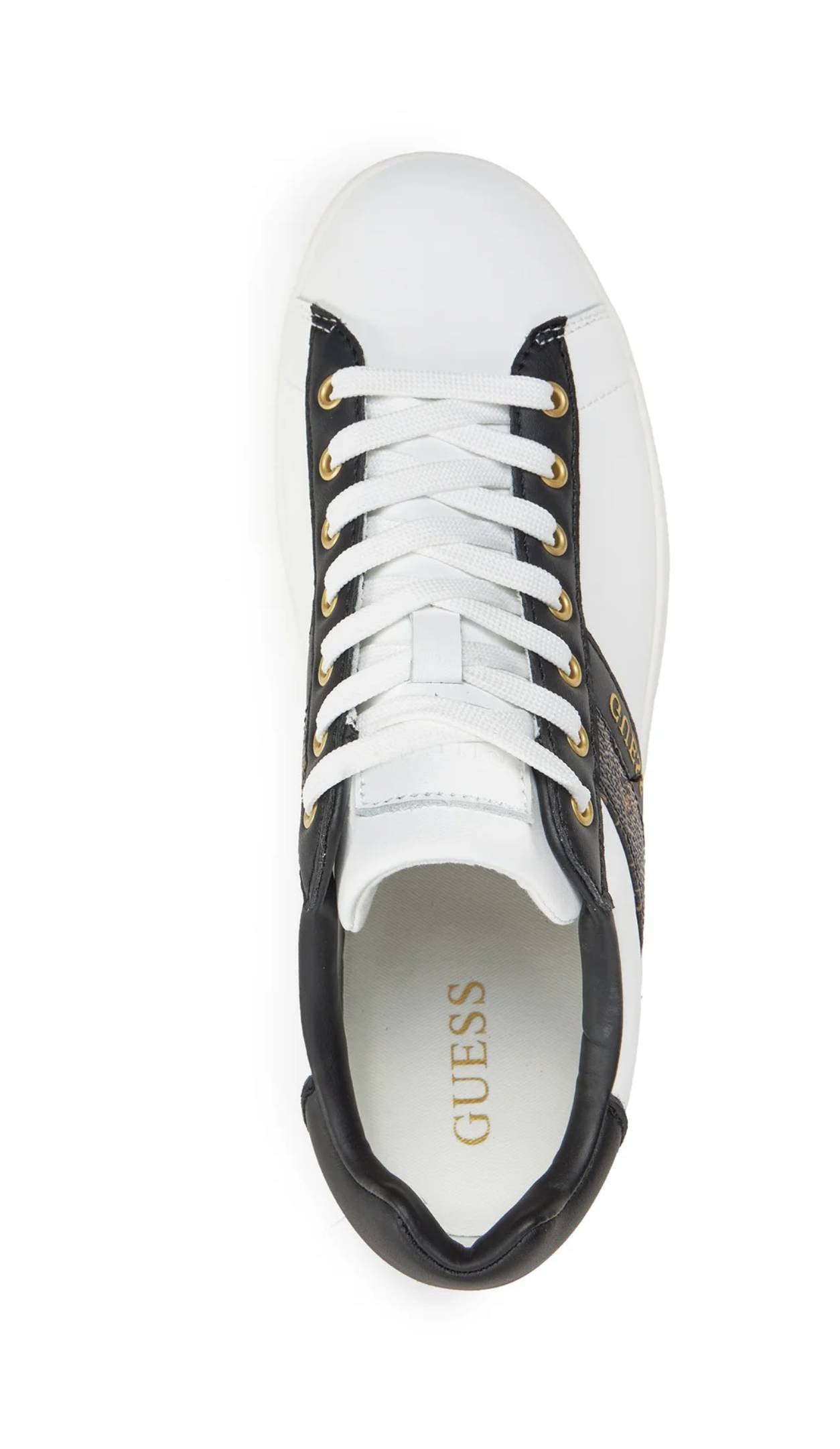 Scarpe uomo Guess sneaker Nola II bianco/ nero US24GU06 FMPNOILEA12