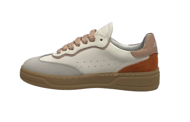 Scarpe donna sneaker Janet&Janet pelle white/pink DS25JJ04 J-091