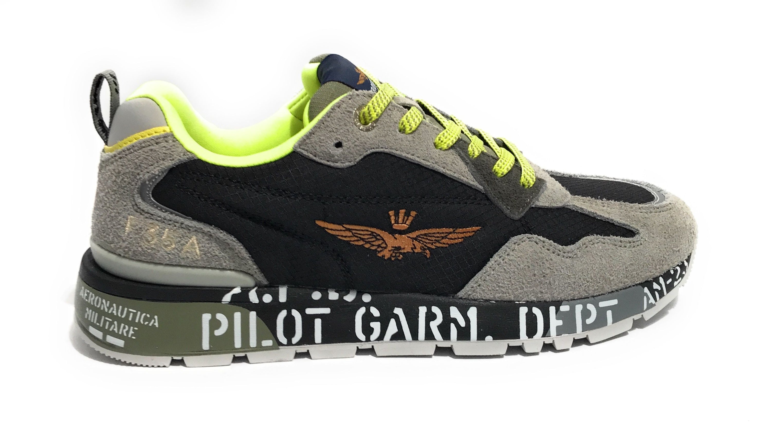 Sneaker Aeronautica Militare grigio/ nero US25AR06 251SC276CT3546