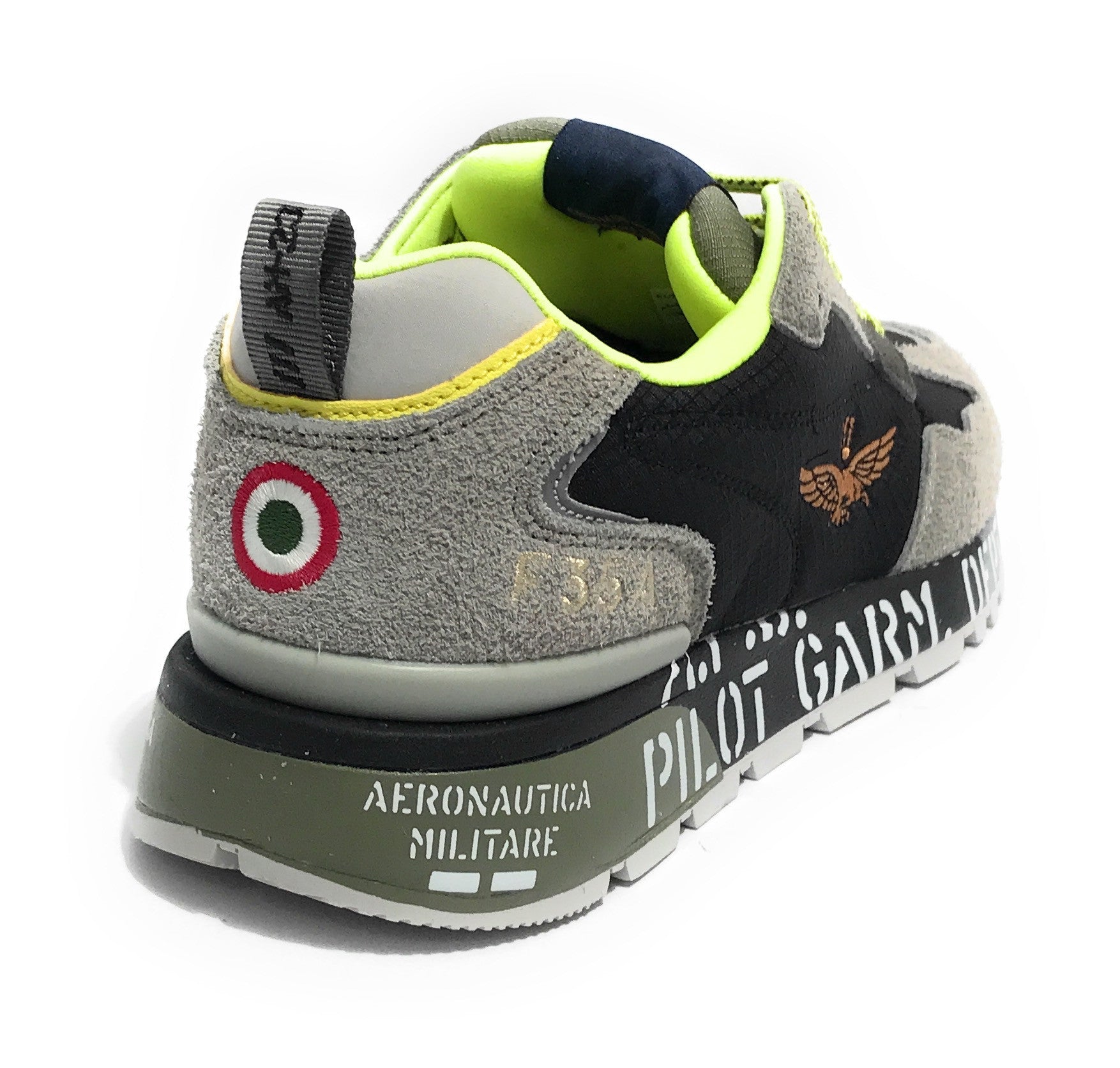 Sneaker Aeronautica Militare grigio/ nero US25AR06 251SC276CT3546