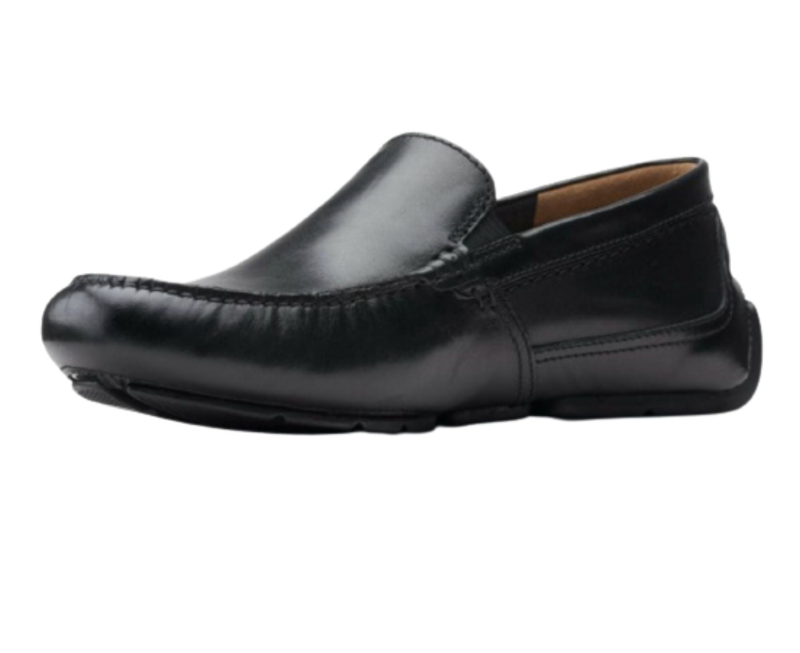 Scarpe Clarks mocassino tubolare Markman Plain black leather uomo US22CL05 26158707