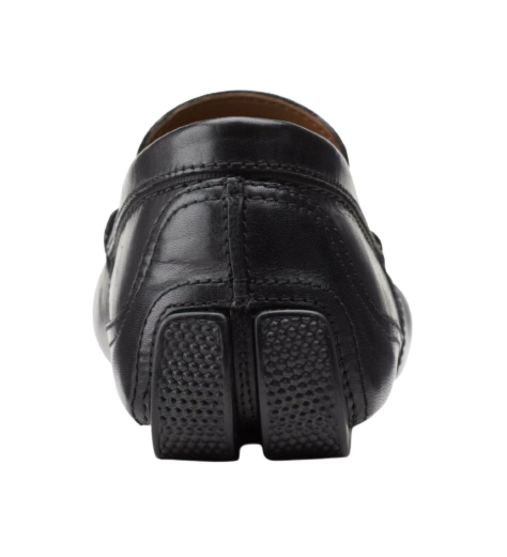 Scarpe Clarks mocassino tubolare Markman Plain black leather uomo US22CL05 26158707