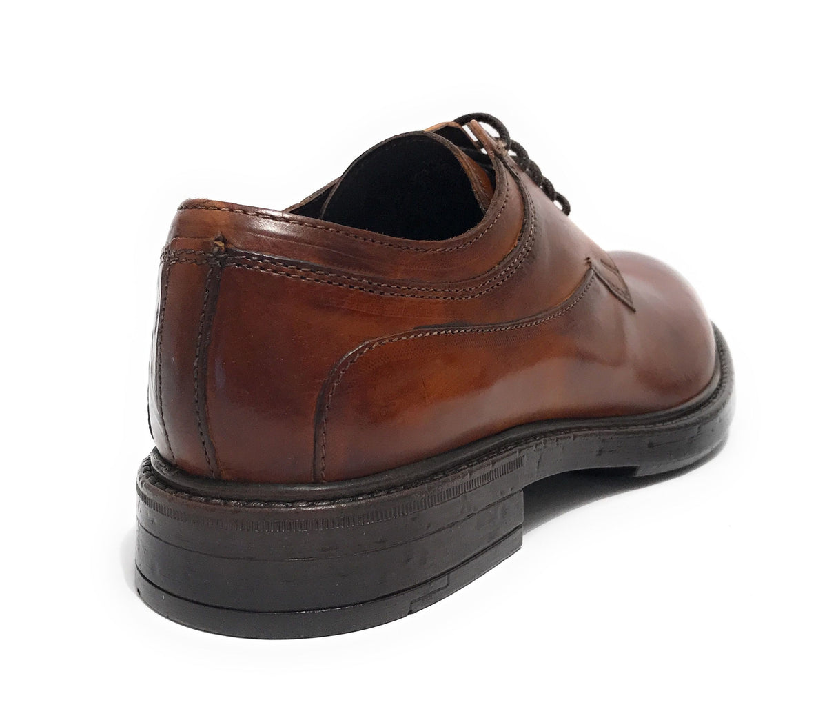 Scarpe uomo Elite francesina in pelle marrone U23EL08 1404