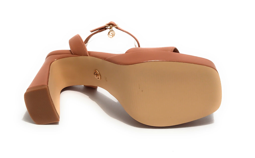Scarpe donna Gold&gold sandalo con tacco ecopelle rosa DS23GG36 GY312