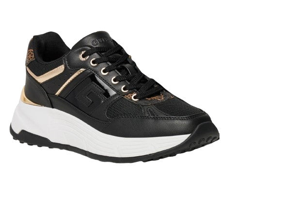 Sneaker donna Guess Fonzi runner black D26GU03 FLTFONFAB12