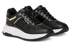 Sneaker donna Guess Fonzi runner black D26GU03 FLTFONFAB12