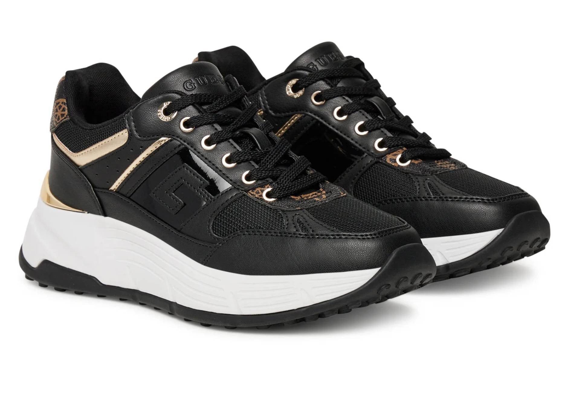 Sneaker donna Guess Fonzi runner black D26GU03 FLTFONFAB12