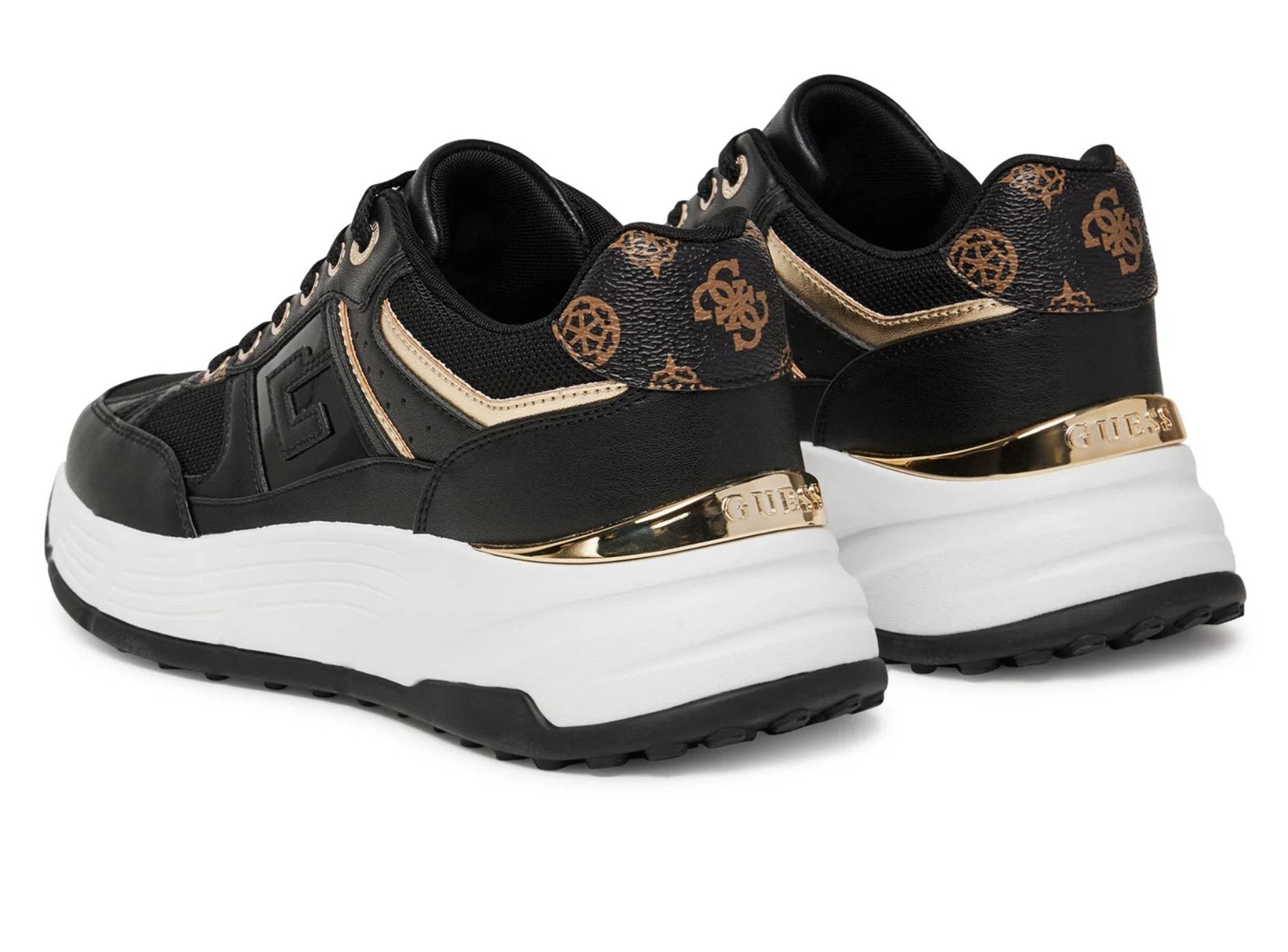 Sneaker donna Guess Fonzi runner black D26GU03 FLTFONFAB12