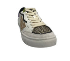 Scarpe donna sneaker Emanuélle Vee Olivia in pelle whIte/ violet D25EV06 442P-700-34-P011CB\WH-VI