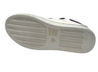 Scarpe donna sneaker Emanuélle Vee Olivia in pelle whIte/ violet D25EV06 442P-700-34-P011CB\WH-VI