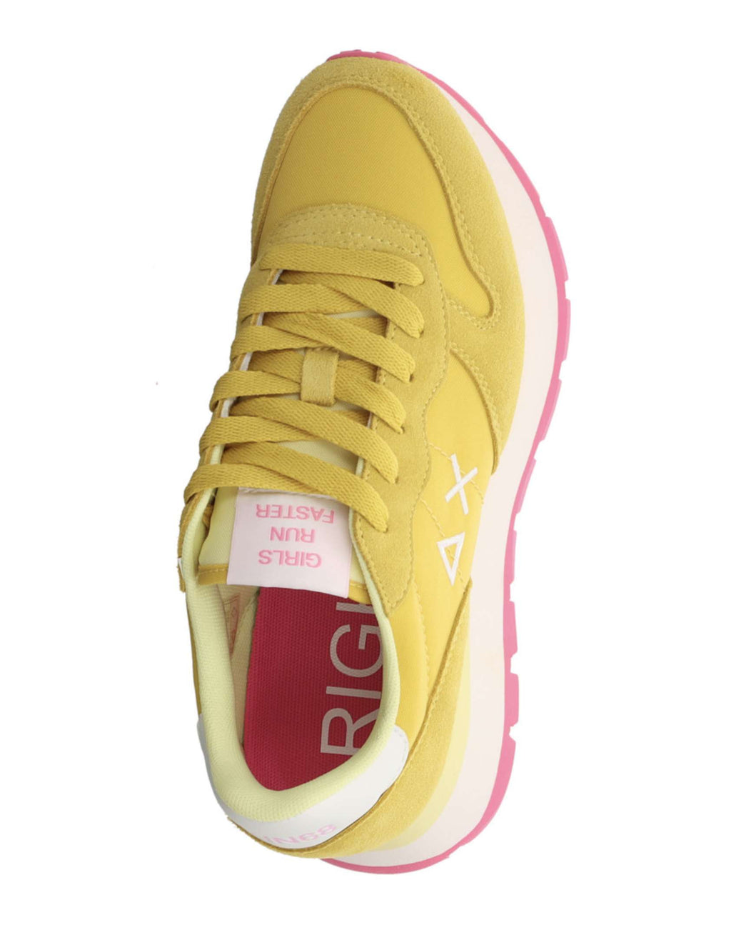Sneaker Sun68 Ally Solid Nylon giallo DS25SU07 Z35201