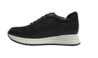 Scarpe donna Liu-Jo sneaker Kiss 719 in ecopelle traforata black DS24LJ34 4A4713 EX250
