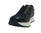 Scarpe donna Liu-Jo sneaker Kiss 719 in ecopelle traforata black DS24LJ34 4A4713 EX250