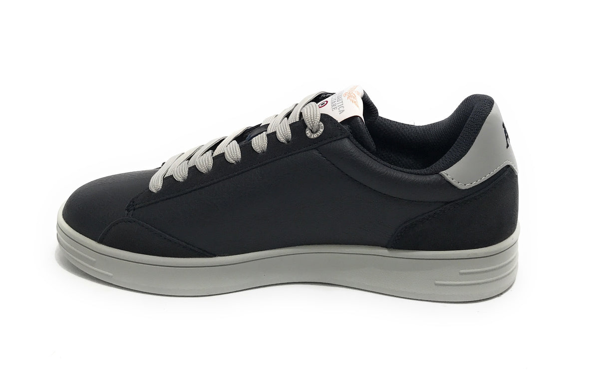 Sneaker Aeronautica Militare ecosuede blu U25AR06 242SC289CT3385