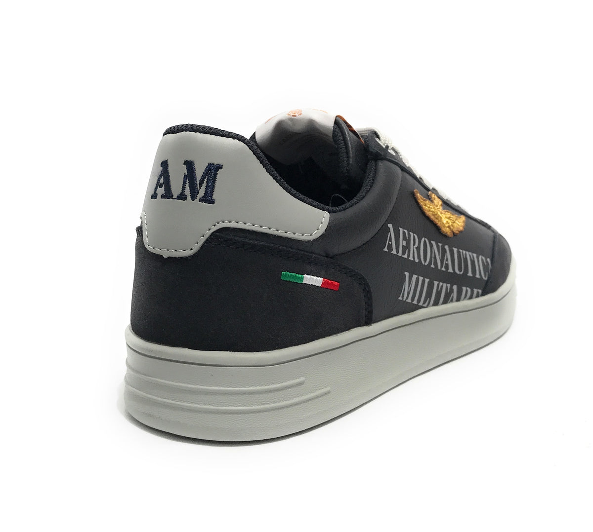 Sneaker Aeronautica Militare ecosuede blu U25AR06 242SC289CT3385
