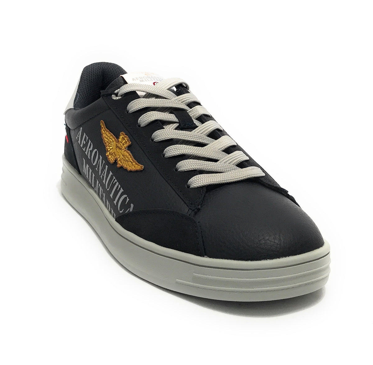 Sneaker Aeronautica Militare ecosuede blu U25AR06 242SC289CT3385
