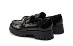 Scarpe donna mocassino Guess Almosty chunky loafers nero D25GU03 FLTALMELE14