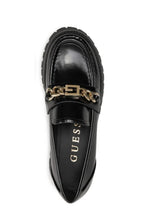 Scarpe donna mocassino Guess Almosty chunky loafers nero D25GU03 FLTALMELE14