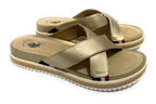 Scarpe donna US Polo sandalo/ ciabatta Erica gold DS21UP39 A4041SO/Y1