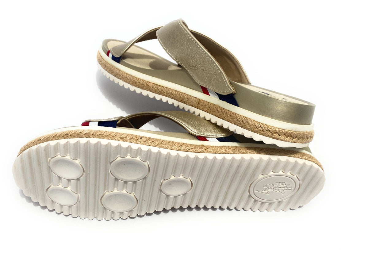 Scarpe donna US Polo sandalo/ ciabatta Erica gold DS21UP39 A4041SO/Y1