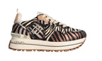 Scarpe donna Liu-Jo Maxi Wonder 01 sneaker laminated pony hair D25LJ08 BF4001PX517S3366