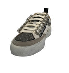 Scarpe donna sneaker Emanuélle Vee Soledad all strass in pelle multi/ salvia DS25EV05 451P-300-10-P011CB MSL