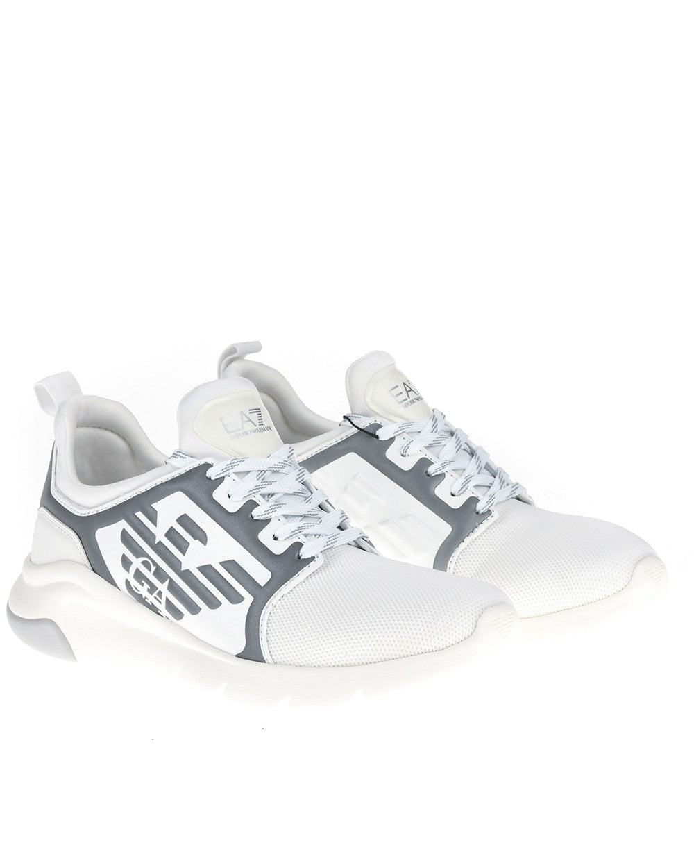 Sneaker running EA7 Emporio Armani A-Racer unisex Reflex X8X057 white/ silver US21EA13