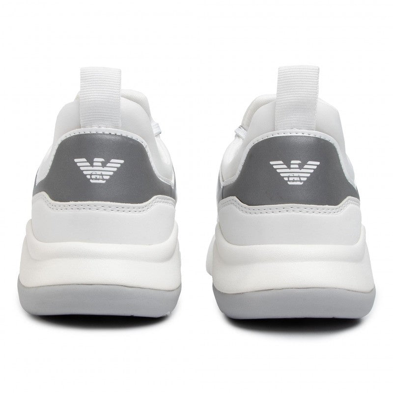 Sneaker running EA7 Emporio Armani A-Racer unisex Reflex X8X057 white/ silver US21EA13