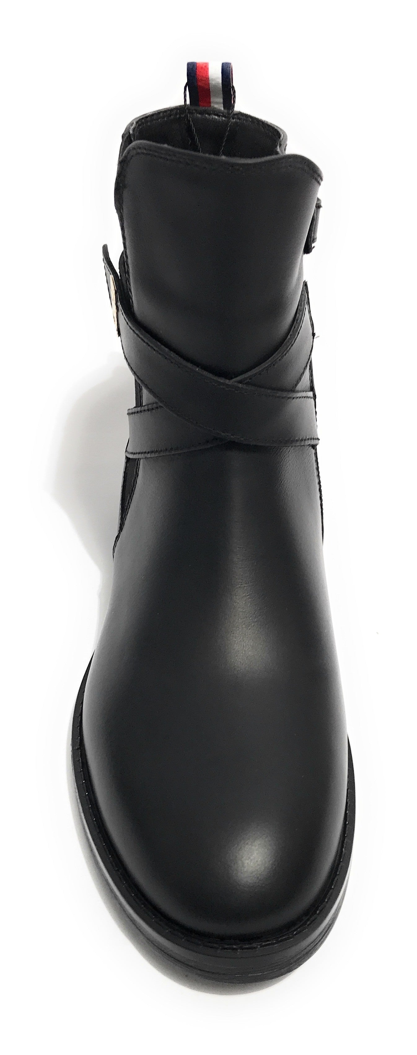 Scarpe Tommy Hilfiger tronchetto in pelle nero Z23TH04 T4A5-32421