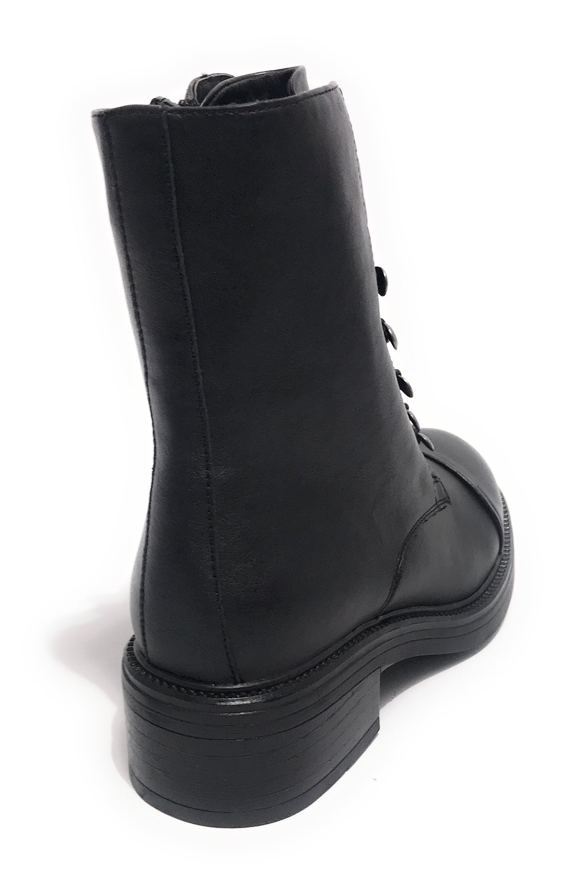 Scarpe donna Gold&gold anfibio in ecopelle nero D22GG20 GB217
