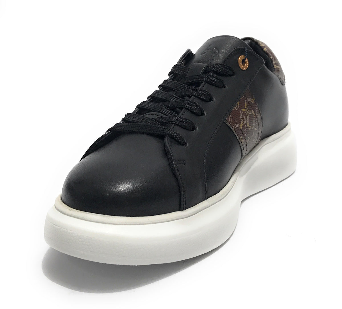 Scarpe donna US Polo sneaker Cardi009 in pelle black/ brown D23UP01
