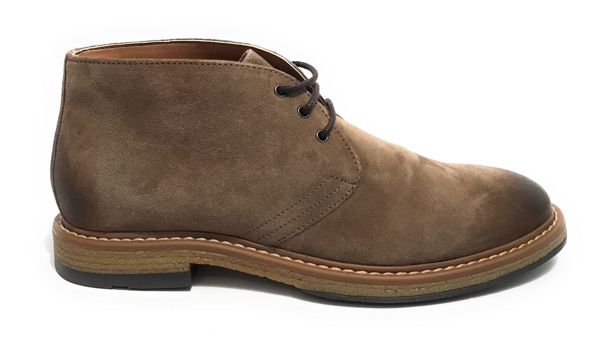 Polacchino uomo  in pelle scamosciata dark grey U23EL04 1010