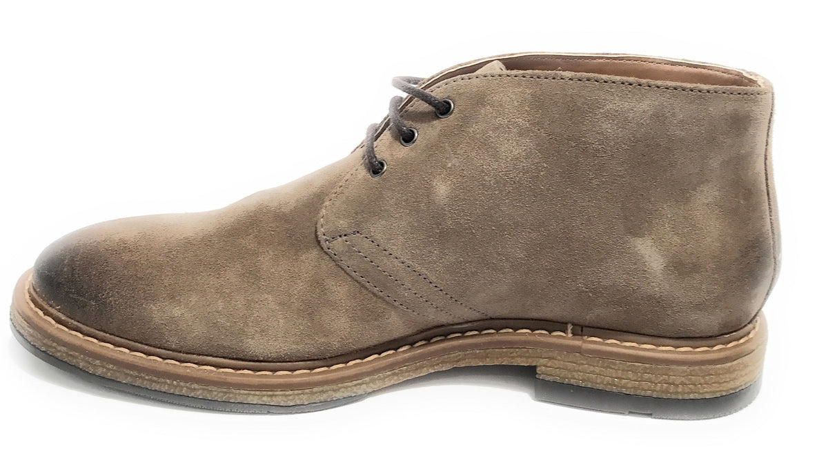 Polacchino uomo  in pelle scamosciata dark grey U23EL04 1010