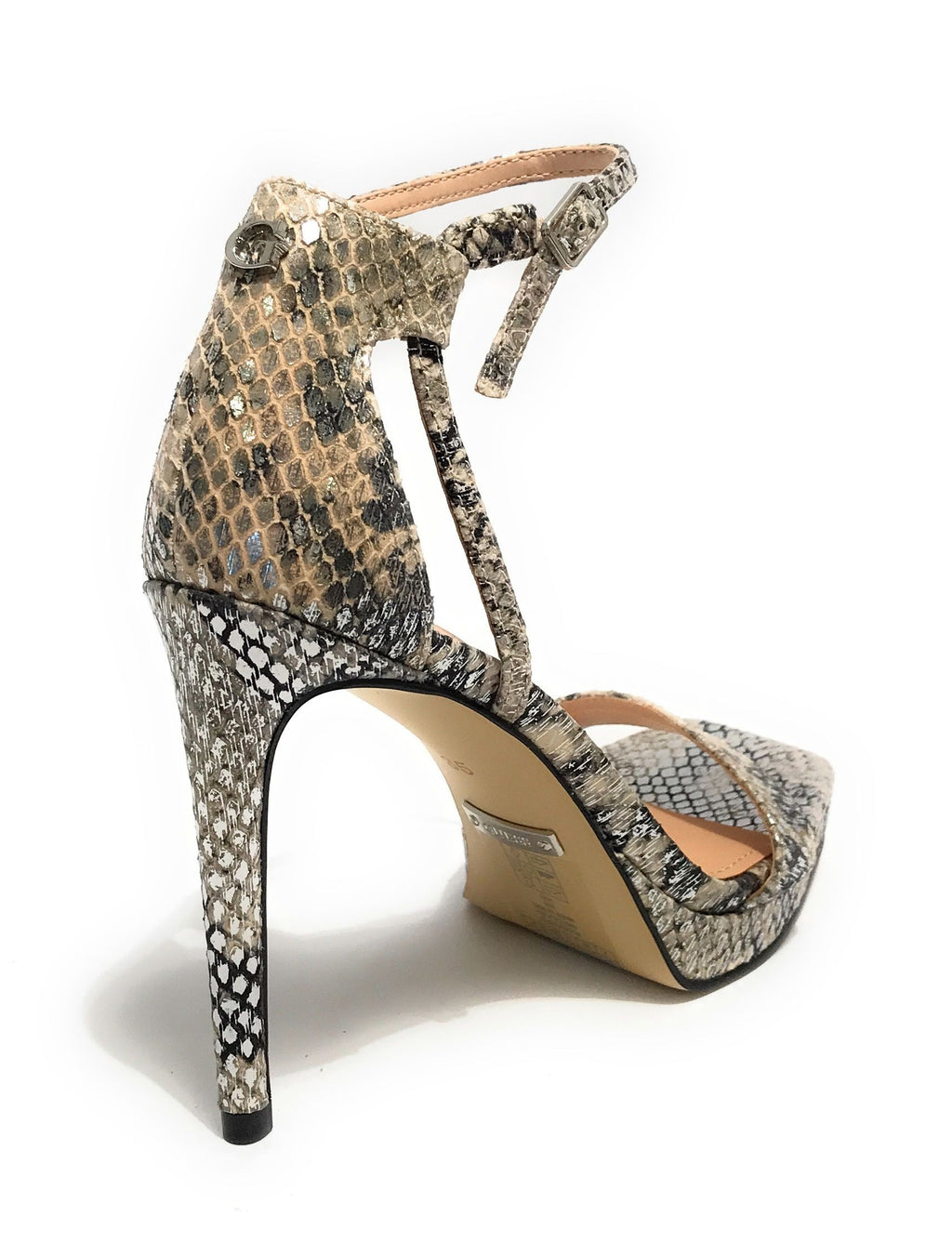 Sandalo Guess Zoila TC 105 pelle beige stampa rettile DS23GU29 FL5ZOILEP03