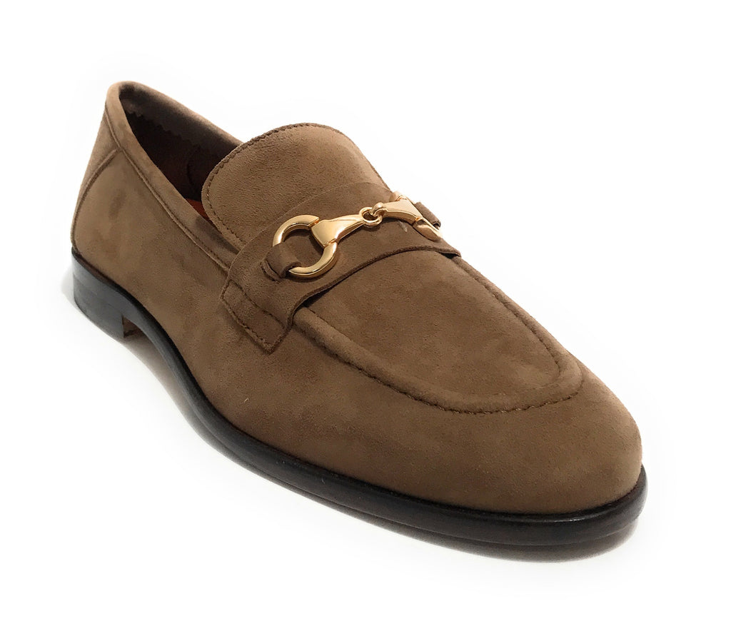 Mocassino uomo  in pelle scamosciata new taupe US23EL06 2005