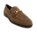Mocassino uomo  in pelle scamosciata new taupe US23EL06 2005