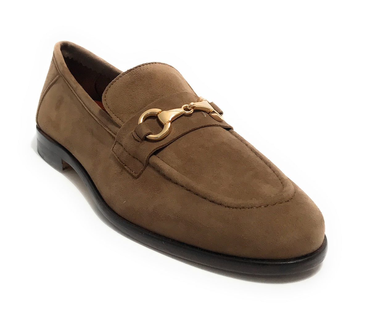 Mocassino uomo  in pelle scamosciata new taupe US23EL06 2005