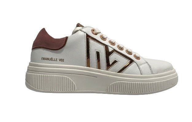 Scarpe donna sneaker Emanuélle Vee July white/ pink DS24EV03 441P-103-19-P003CB